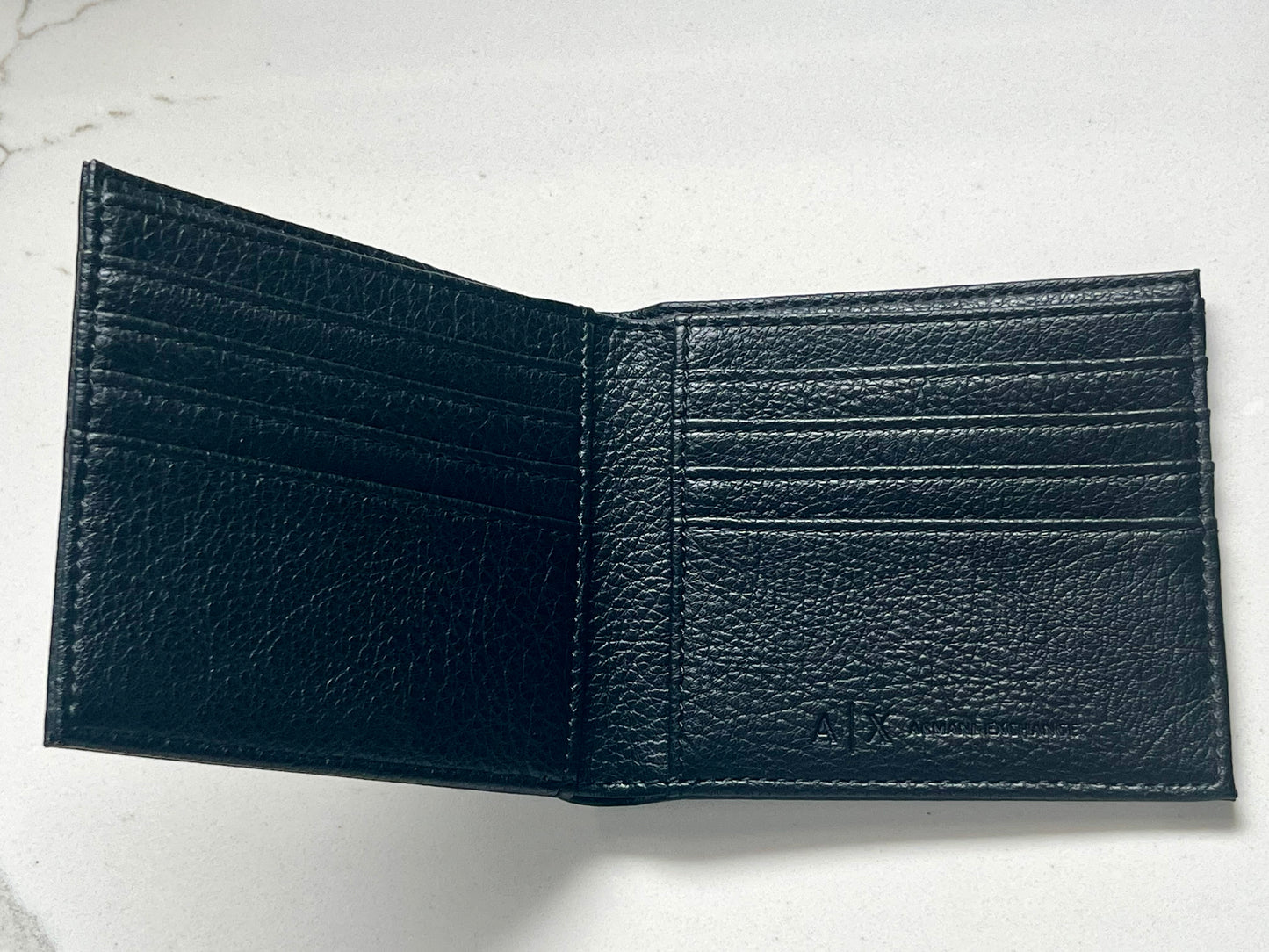 Armani Exchange Leather Logo Bifold Wallet