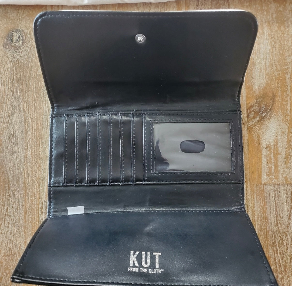 Kut from the kloth striped wallet.