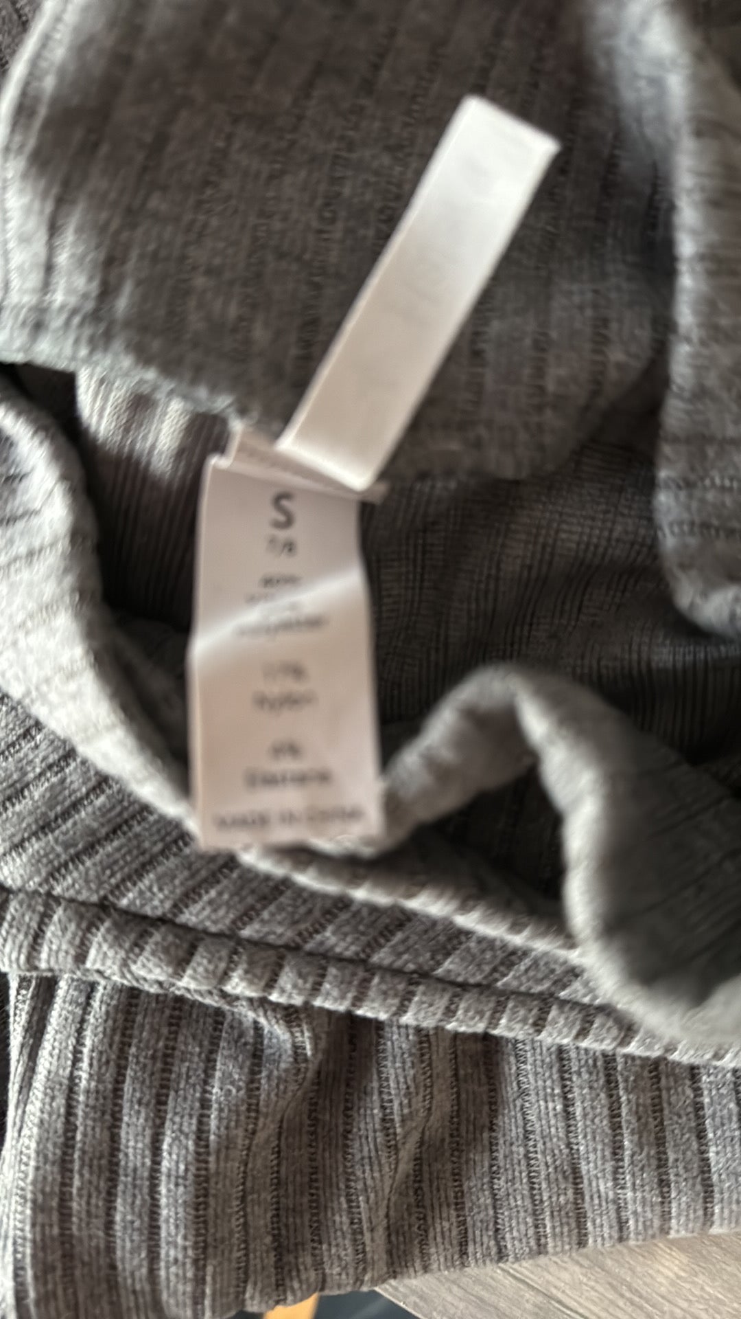 HALARA Crossover Knit Ribbed Legging Size Small