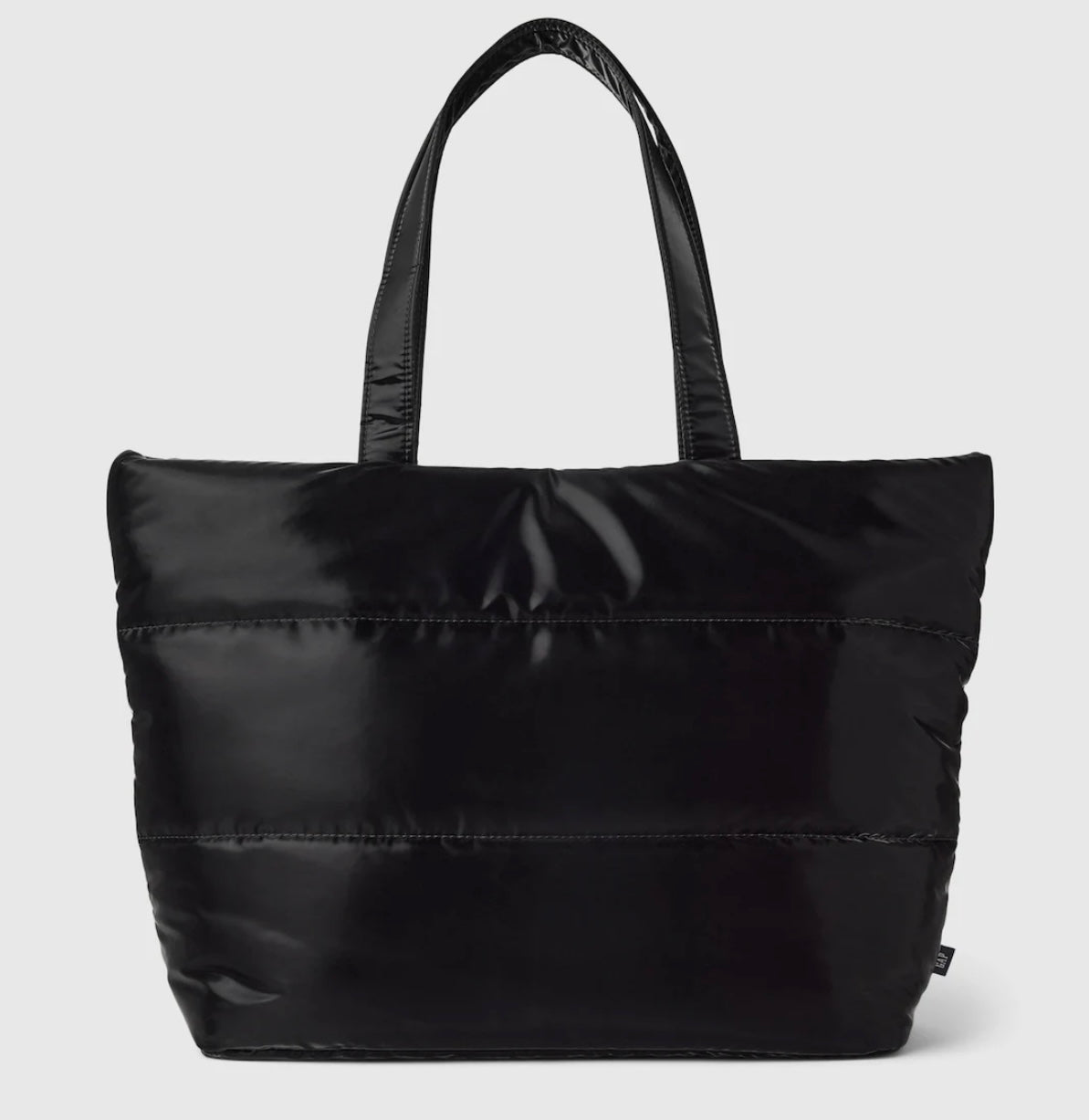 Gap Puffer Black Tote New