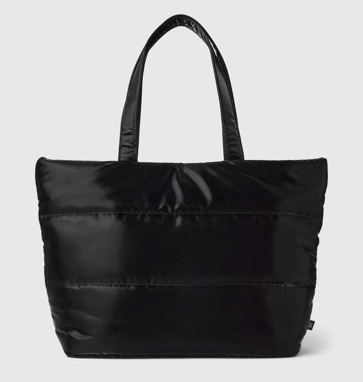 Gap Puffer Black Tote New