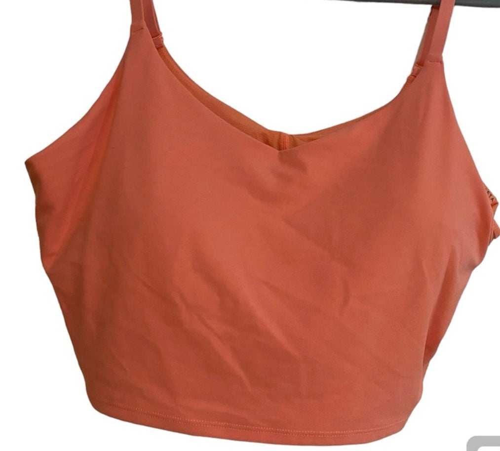 Athleta V Neck Elation Crop Top D/DD XL