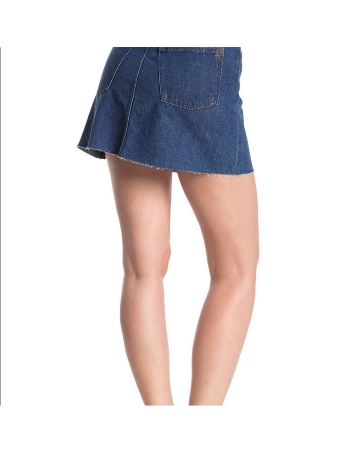 Madewell Cut out Denim Mini Skirt Small New