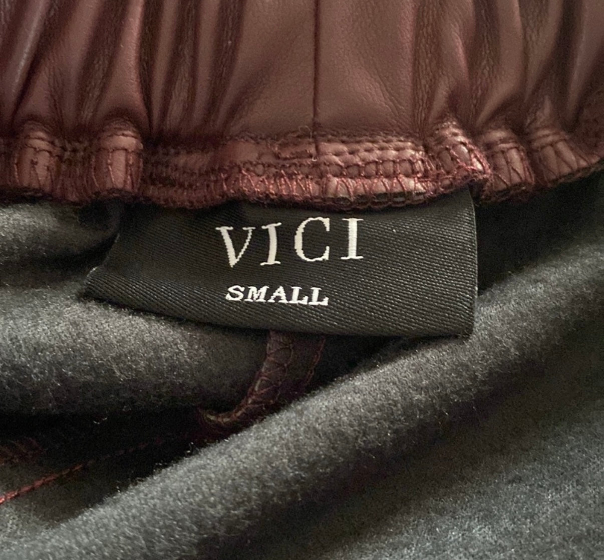 Vici Faux Leather Shorts Small