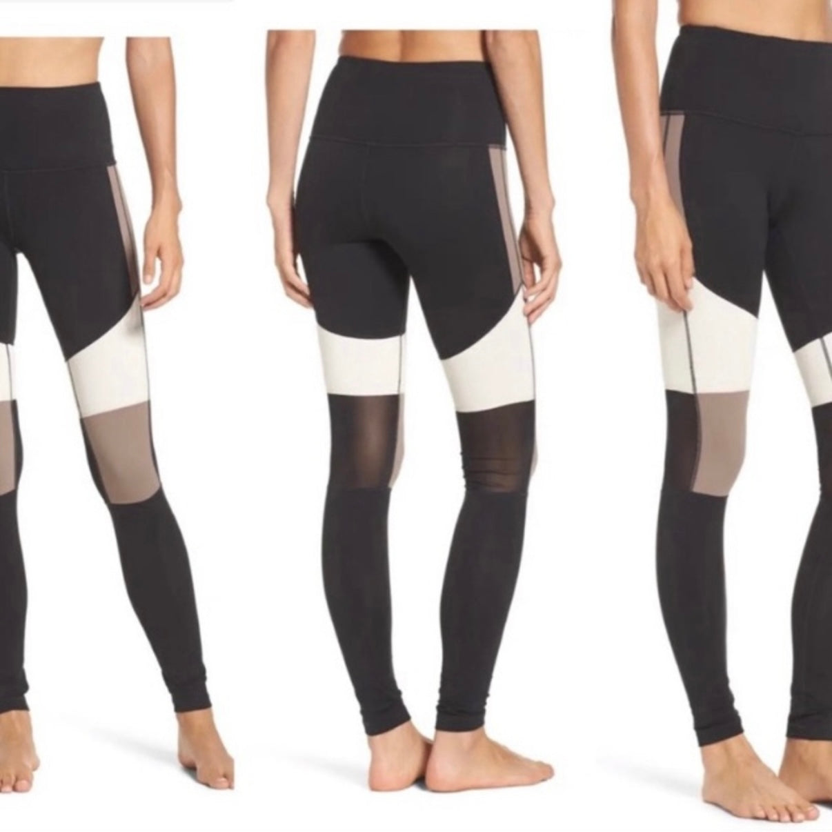 Zella Hi Rise Colorblock Legging Large