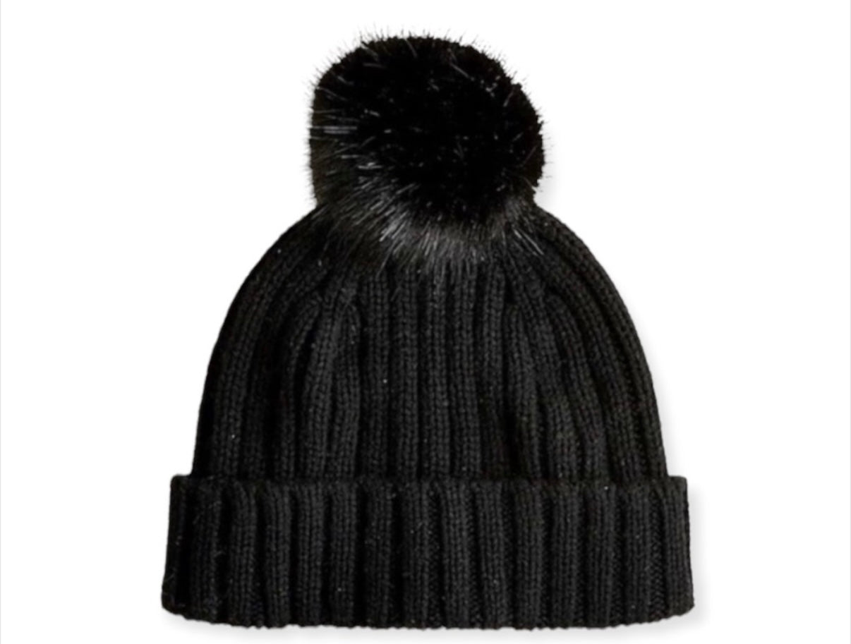 J.Crew Pom Pom Beanie Hat New