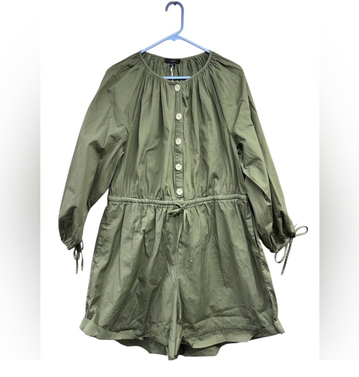 J.Crew Green Romper Size XXL New!