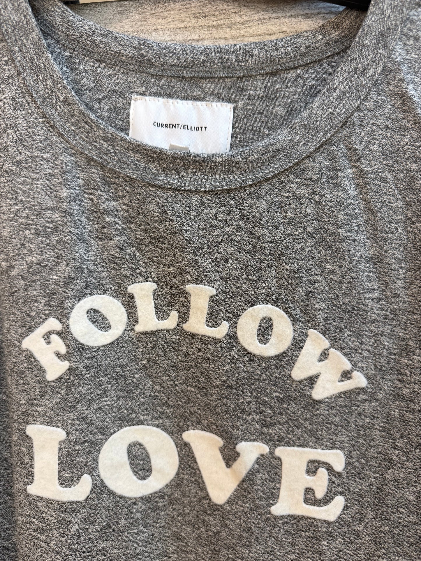Current Elliot "Follow Love" Tank Top M