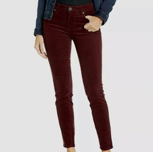 Kut from the Kloth Diana Skinny Cords Pants Size 2