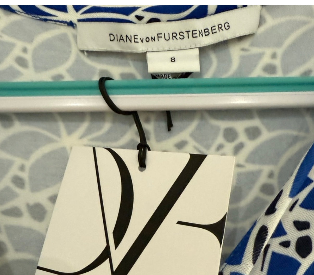 Diane Von Furstenberg Wrap Dress Size 8 New!