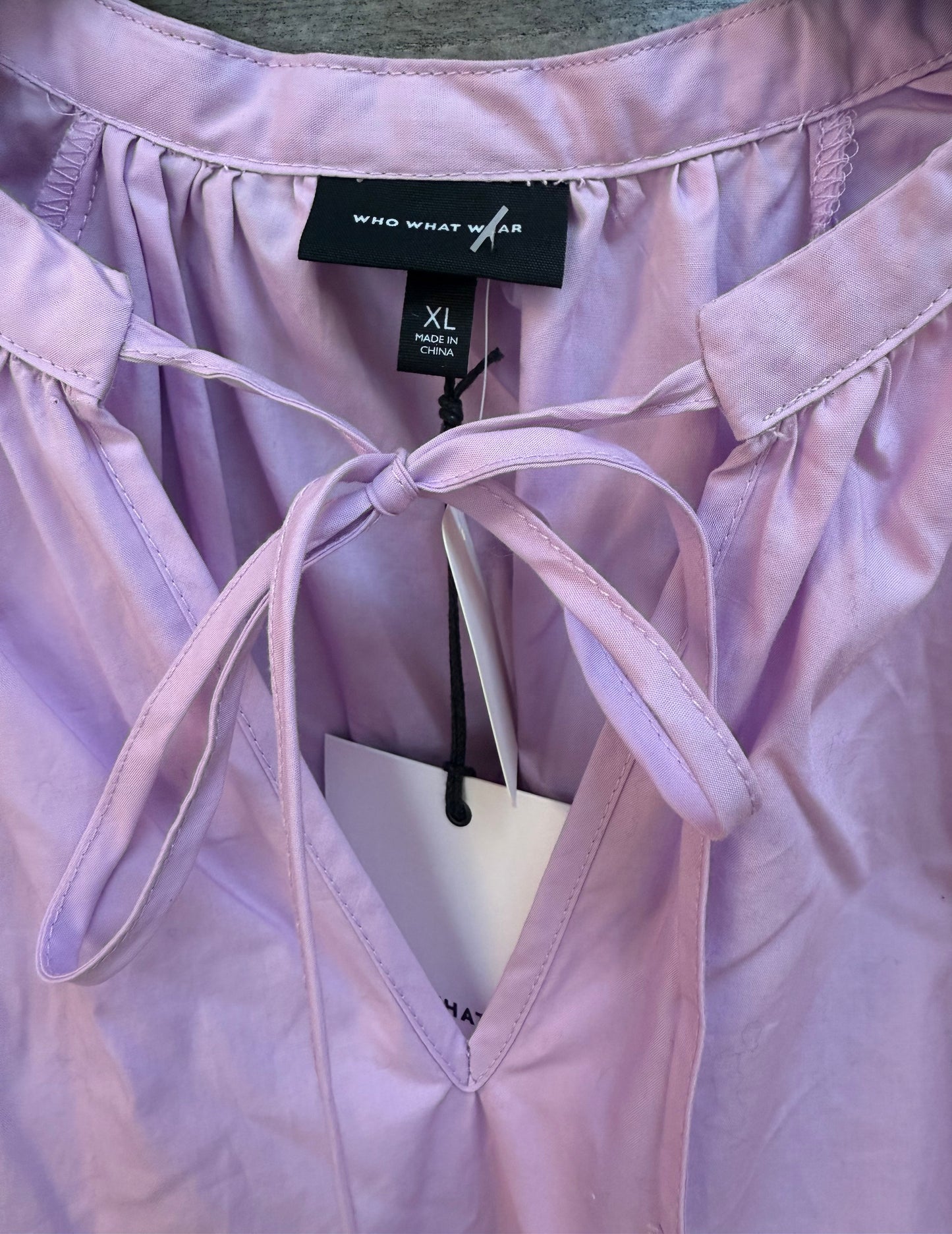 Who What Weat Purple Top XL