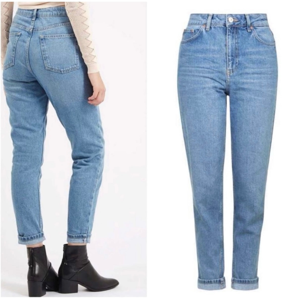 Top Shop Mom Jeans Size W28L30