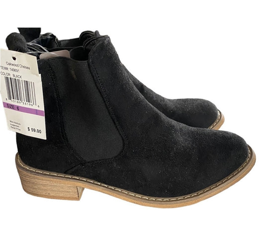 Seven7 Chelsea Black Bootie Size 6