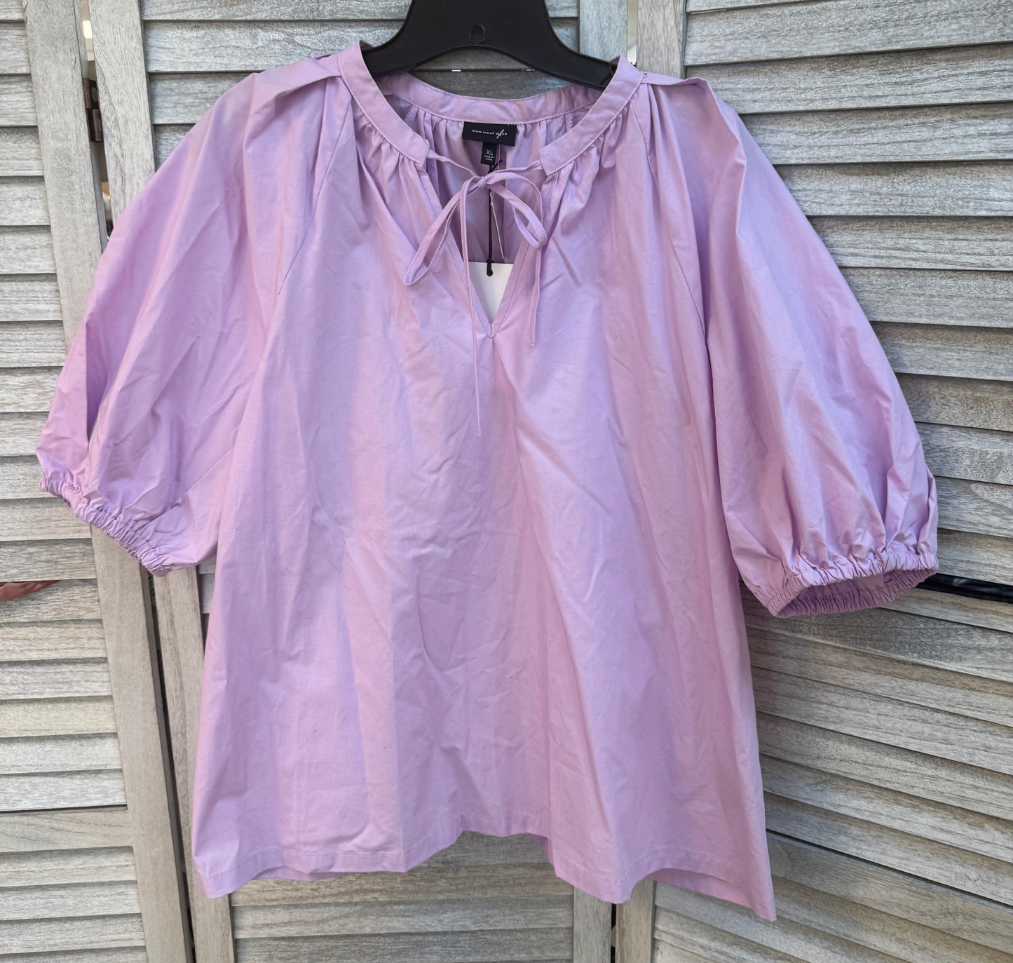 Who What Weat Purple Top XL