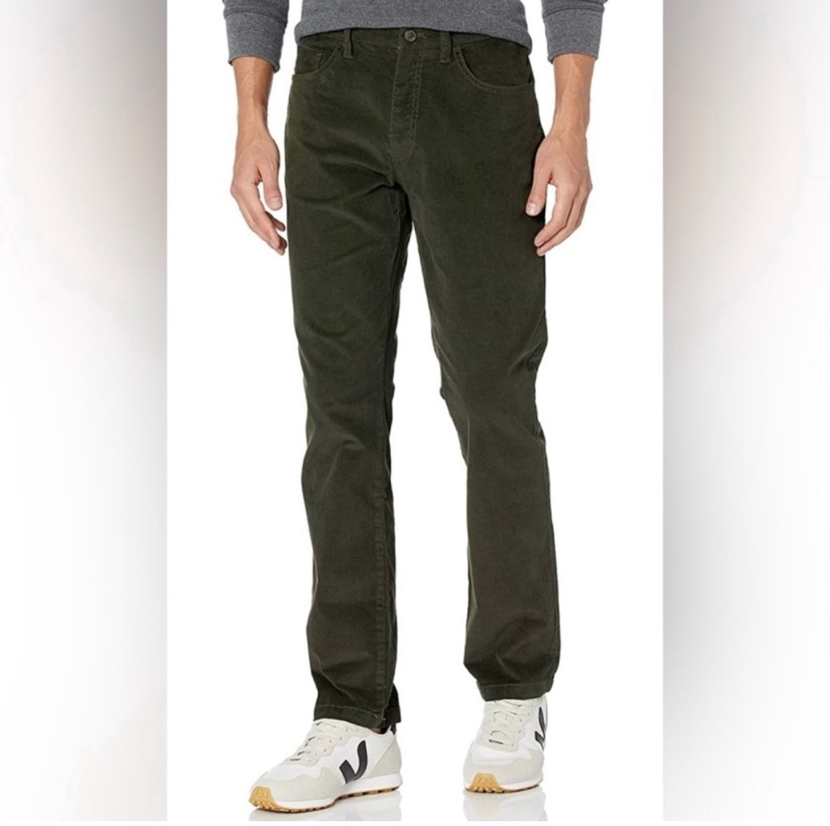 GOODTHREADS Green Coduroy Pants 34X30