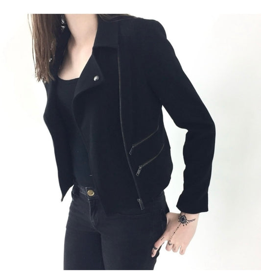 Banana Republic Suede Moto Jacket XS