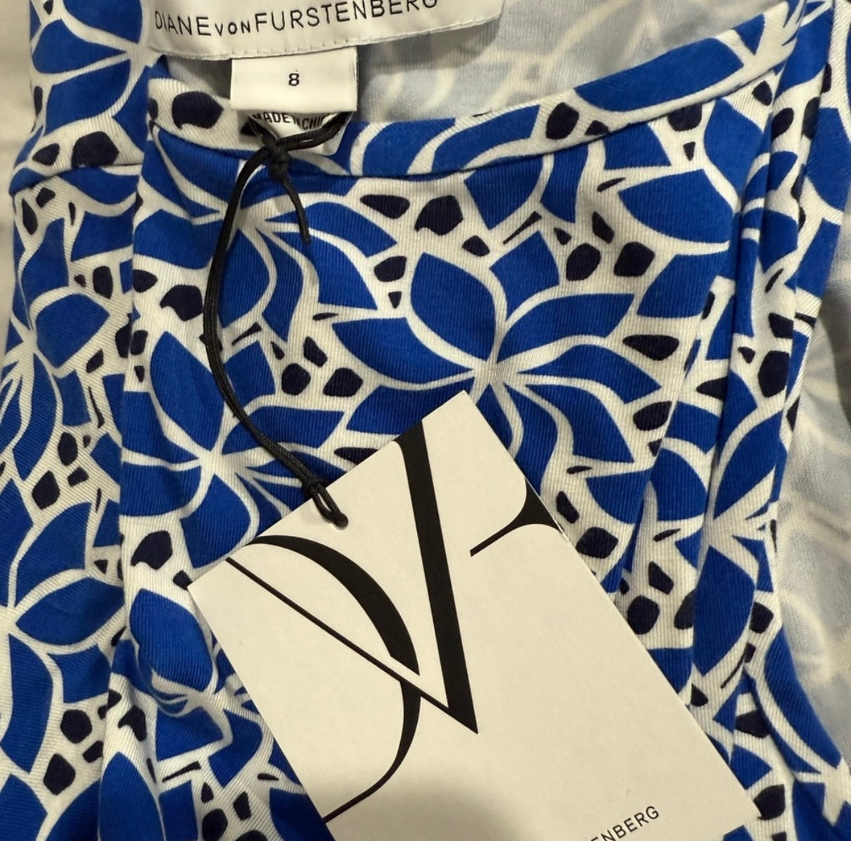 Diane Von Furstenberg Wrap Dress Size 8 New!
