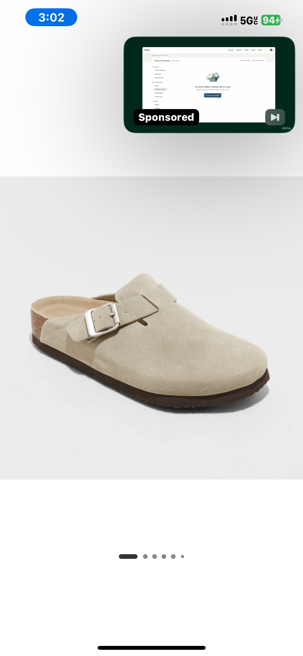 Betsy Clog Mule (Size 8)