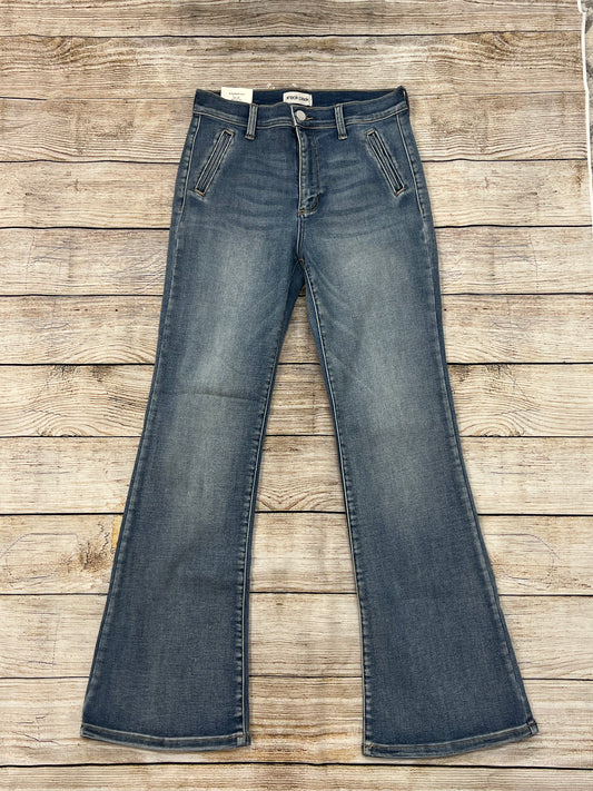 Sneak Peek Slim Boot Cut Mid Rise Jeans